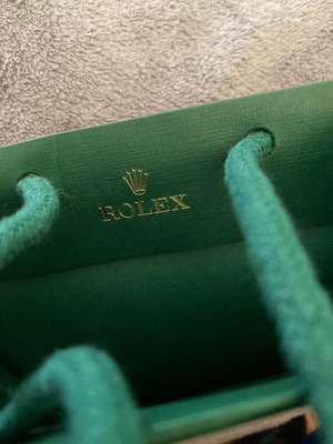 Rolex authentic gift bag like new