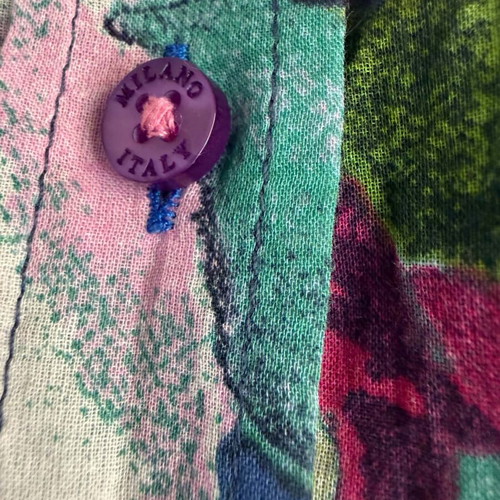 Milano Italy cotton shirt used, size M, multicolor