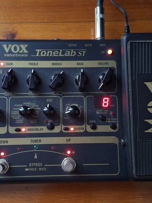 Vox ToneLab ST Valvetronix guitar multi-effects pedal used