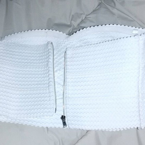 Women's strapless blouse like new, white