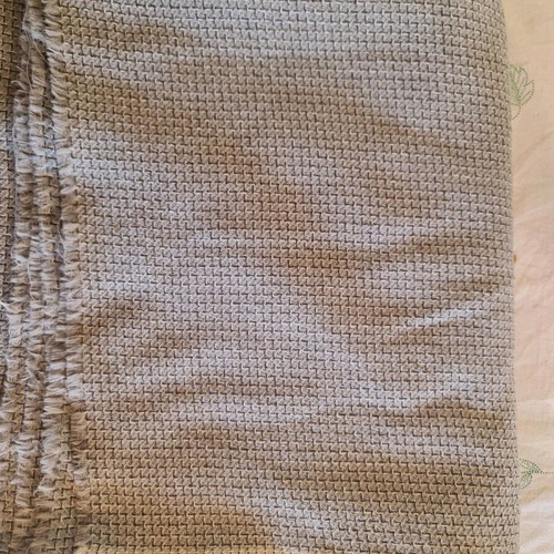 Fine woolen fabric gray checkered