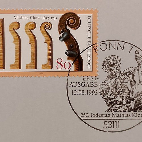 German stamps 1993 first day cover Bonn, mint condition, block of four