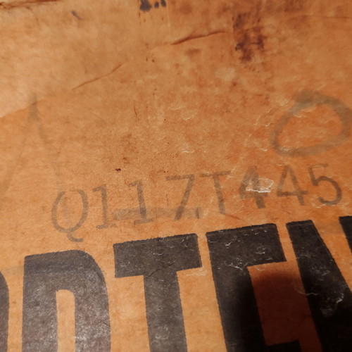 Collectible box of American aid to Greece after World War II