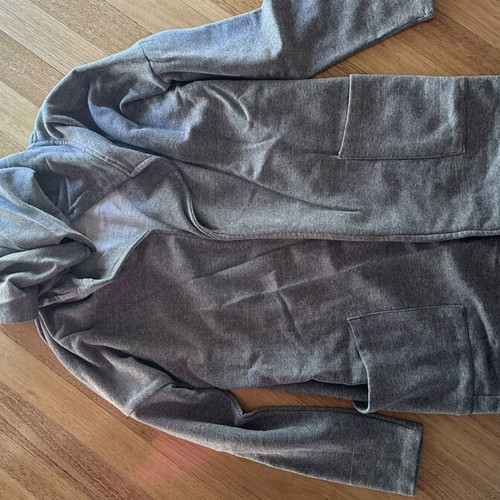 Bershka Long Cardigan Gray used, size L