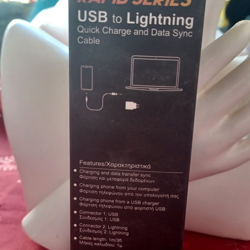 Lucas USB to Lightning Cable new for iPhone and Apple devices