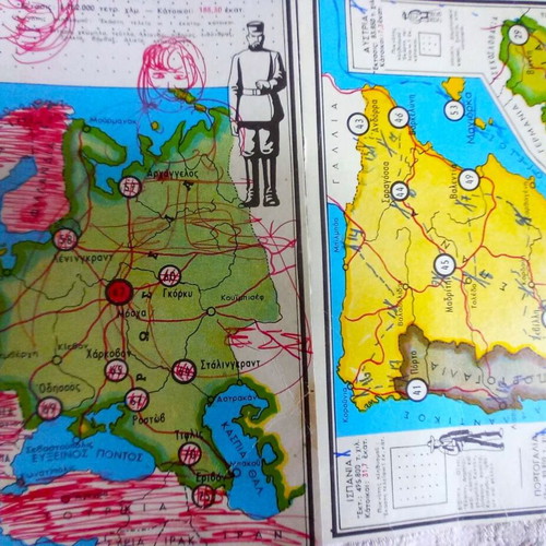 Loto Europa board game used, collectible from EPA 1970s
