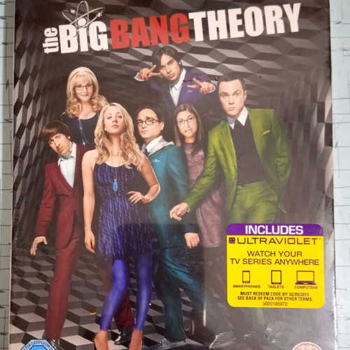 The Big Bang Theory DVD new, complete sixth season without Greek subtitles