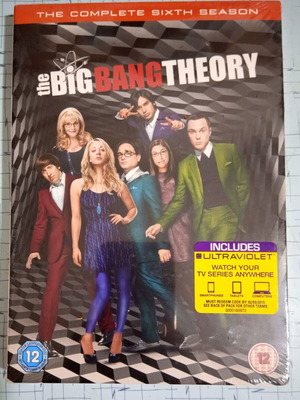 The Big Bang Theory DVD new, complete sixth season without Greek subtitles