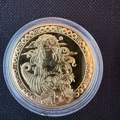 Collectible Gold-Plated Zodiac Coins Set of 12 Astrological Signs New