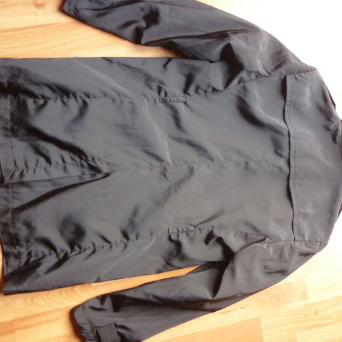 Madmext women's light black trench coat Large like new