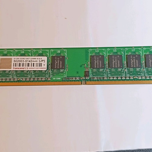 Transcend DDR2 512MB 667MHz memory like new