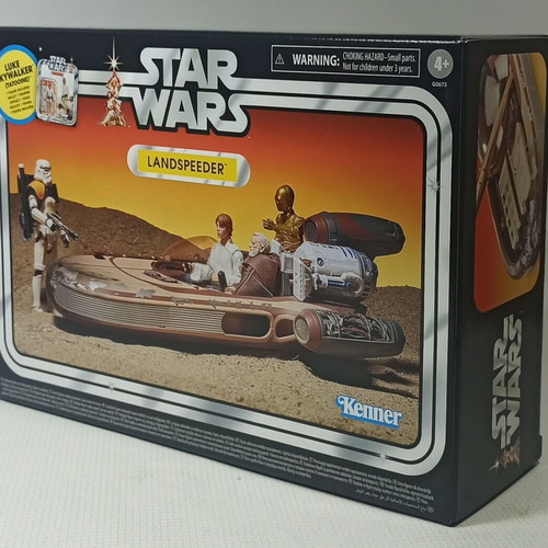 Star Wars Retro Collection A New Hope Landspeeder with Luke Skywalker new