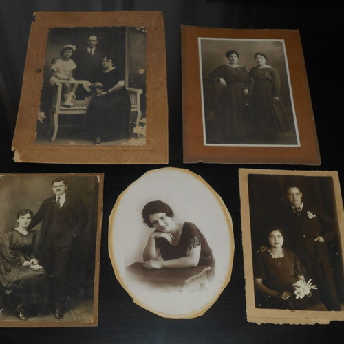 Portrait photos pack of 25 used, various sizes