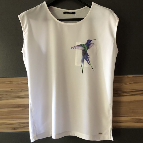 Mohito women's tank top used, size M, white