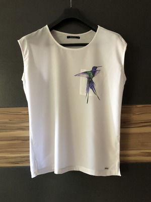 Mohito women's tank top used, size M, white