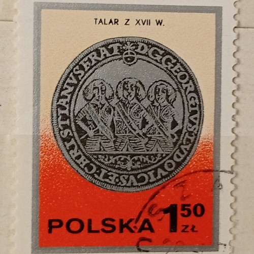 Poland stamp used