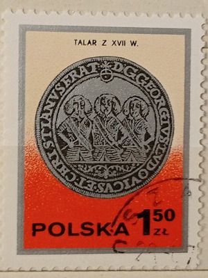 Poland stamp used