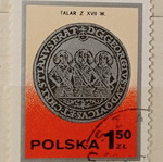 Poland stamp used