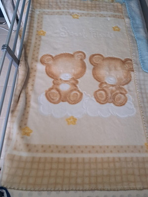 Belpla baby blanket Sweet Friends like new, made in Spain