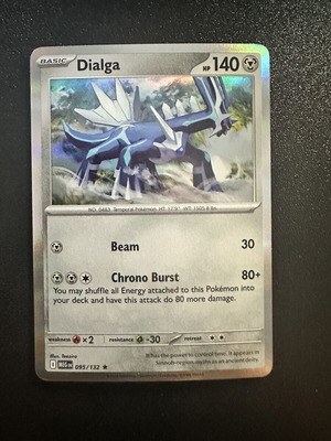 Dialga 095/132 Mega Evolution Holo Pokemon card