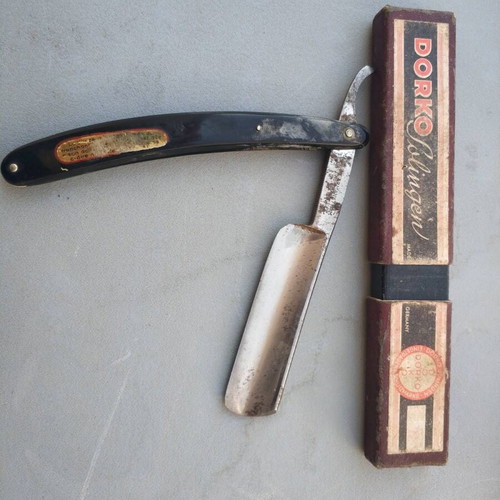 Puma Solingen Model 18 Vintage Straight Razor used