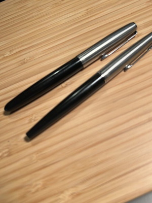 Parker 21 και 45 πένες μεταχειρισμένες, vintage σετ
