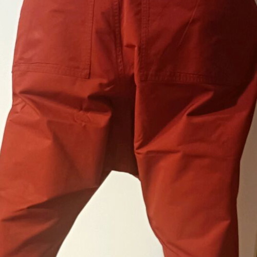 Men's red pants like new Black Label baggy drop crotch
