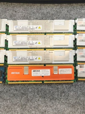DDR2 RAM memories used, pack of 12 pieces