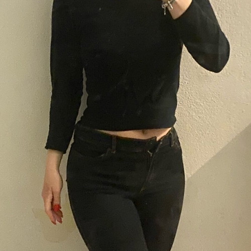 KINO dark blue jeans like new with slight flare
