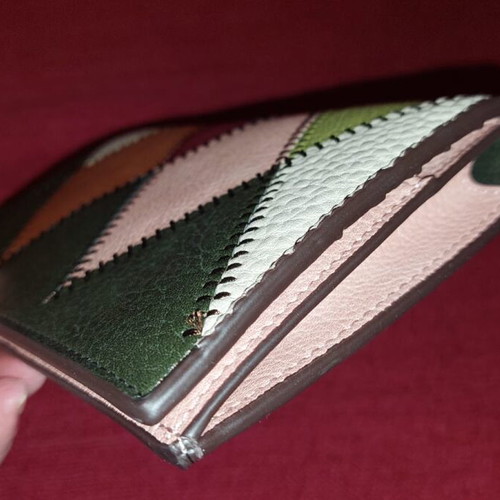 Parfois women's wallet new with unique design and decorative stitching