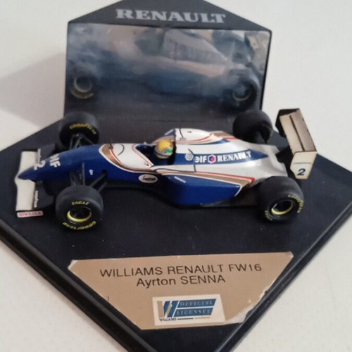 Collectible F1 Renault Williams Ayrton Senna car used