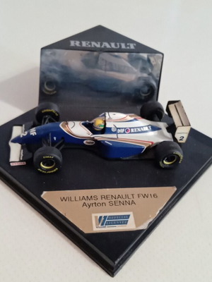 Collectible F1 Renault Williams Ayrton Senna car used