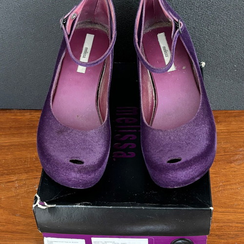 Melissa pumps used size 40 purple with 9 cm heel