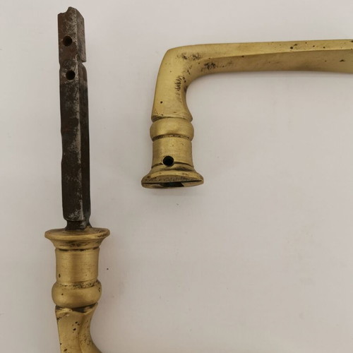 Bronze door handle used, 1920 era