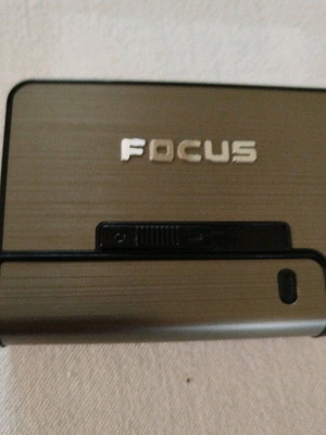 Automatic cigarette case new, pvc and aluminum
