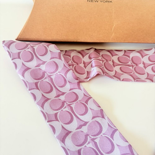 Coach silk scarf new with tag