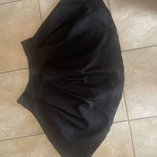 Sateen mini skirt like new, black, sizes S and M