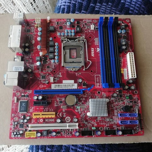 MSI Fujitsu Esprimo P2760 motherboard used, Socket LGA1156
