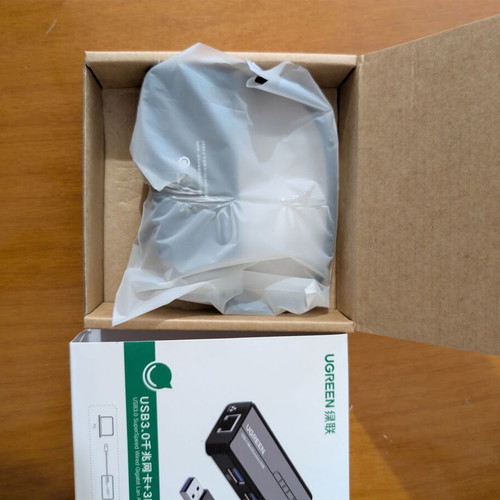 Ugreen USB 3.0 Hub with Gigabit LAN Ethernet and 3x USB 3.0, new
