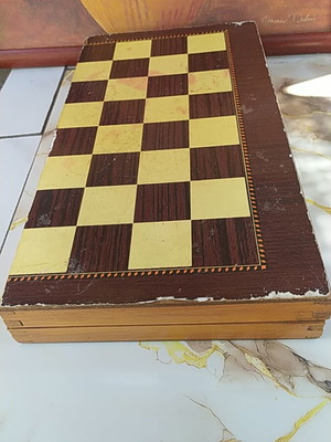 Wooden backgammon