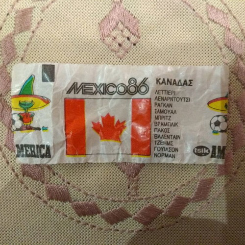 Tsik America Mexico '86 chewing gum new, collectible Canada package