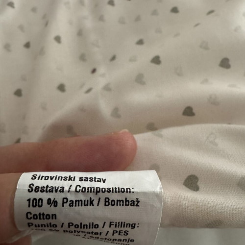 Cotton Crib Bumper like new