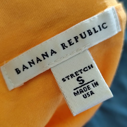 Banana Republic sleeveless top small, like new, orange