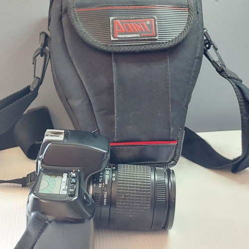 Nikon F70 used with 28-80 lens and case