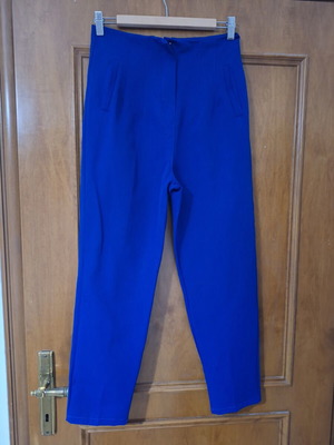 Women's office pants blue royal new size large