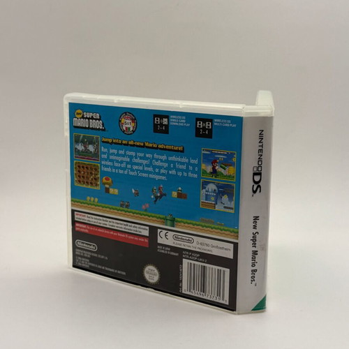 Nintendo New Super Mario Bros DS game used, complete with manual