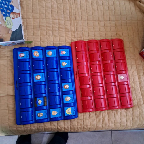 Who Is? board game used with 18/24 cards