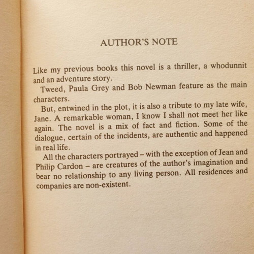 Fury Colin Forbes book used, English thriller