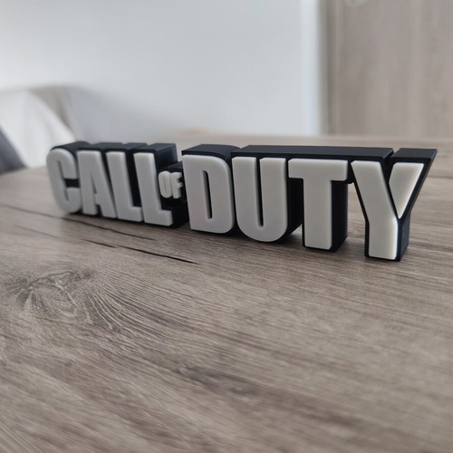 Call of Duty 3D Decorative Logo new, plastic, 20x4x2 cm