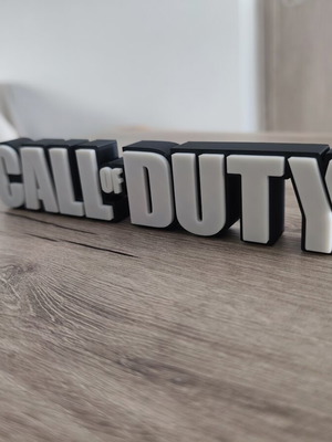 Call of Duty 3D Decorative Logo new, plastic, 20x4x2 cm
